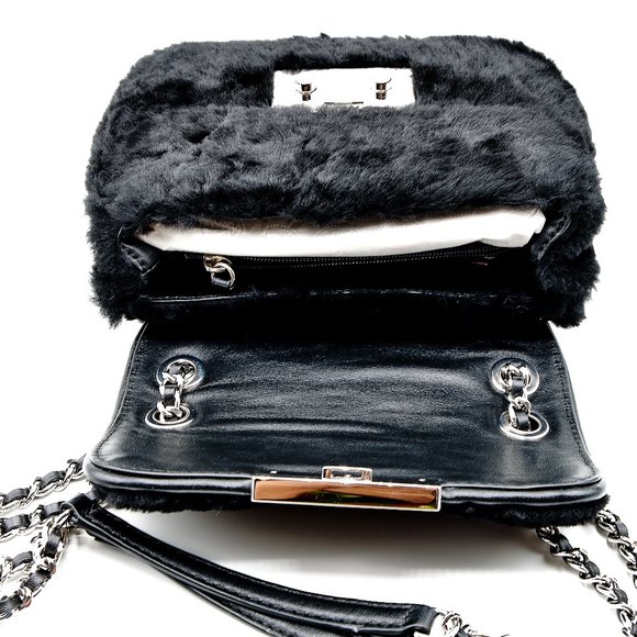 Michael Kors Sloan Shearling Bag, Vintage Designer Handbag - Picture 7 of 14